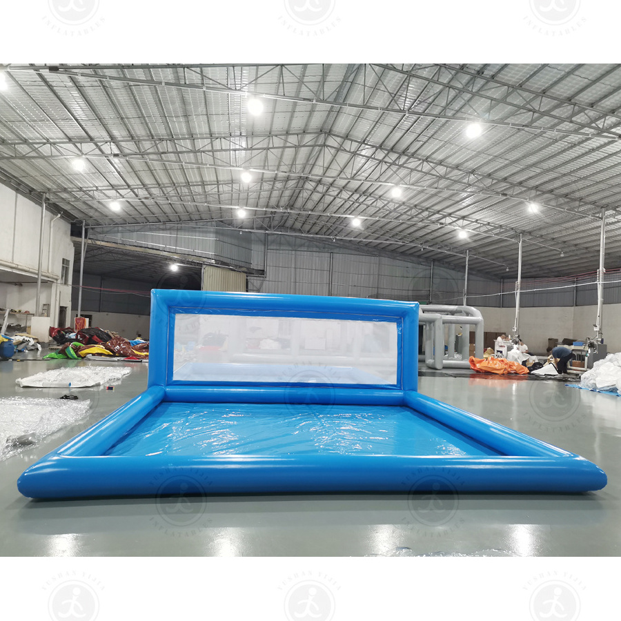 High Quality Water Beach Volleyball Court Water Game Inflatable Water Volleyball Court For Sale