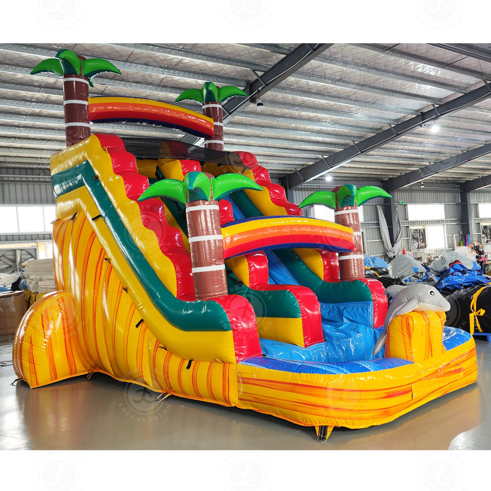 2024 new factory customizable bouncing, fun party commercial amusement park children's inflatable water slide