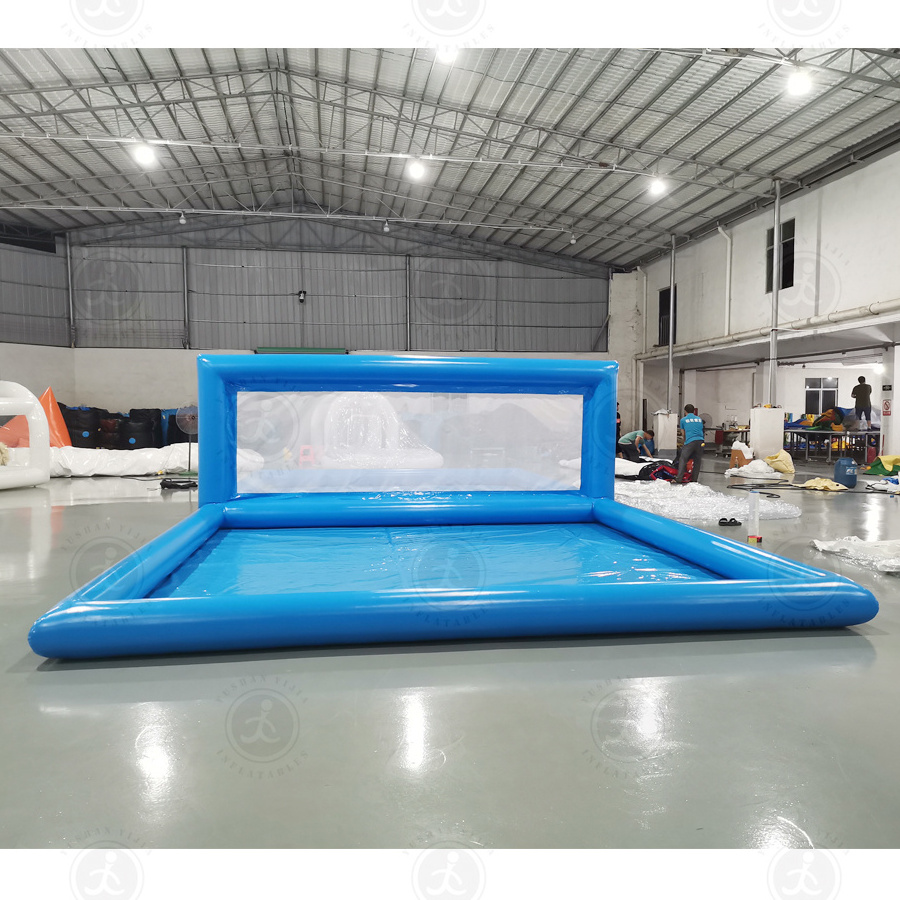 High Quality Water Beach Volleyball Court Water Game Inflatable Water Volleyball Court For Sale