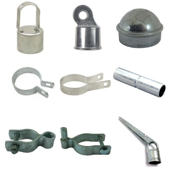 Metal fence parts chain link fence fittings chain link fence gate fittings accessories