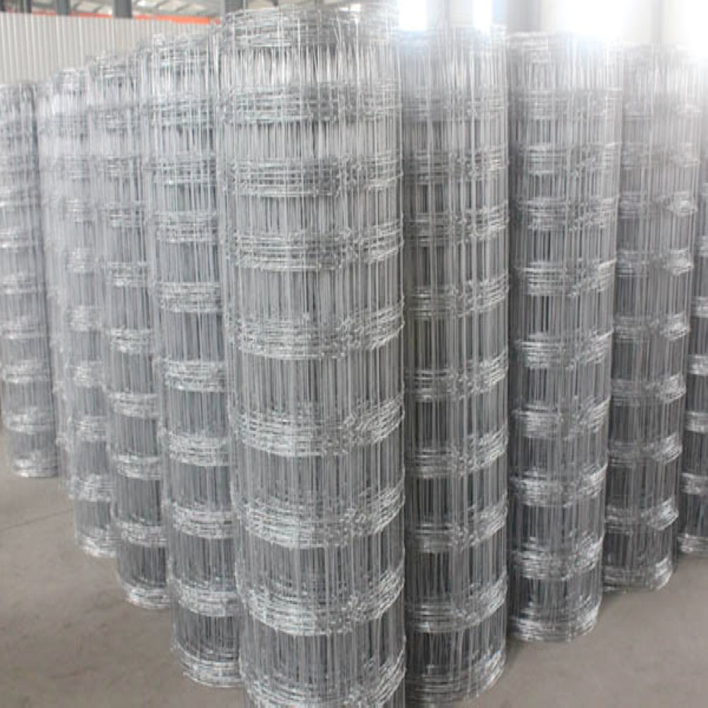 Heavy galvanized farm field fence animal wire netting fencing woven fixed knot deer fence