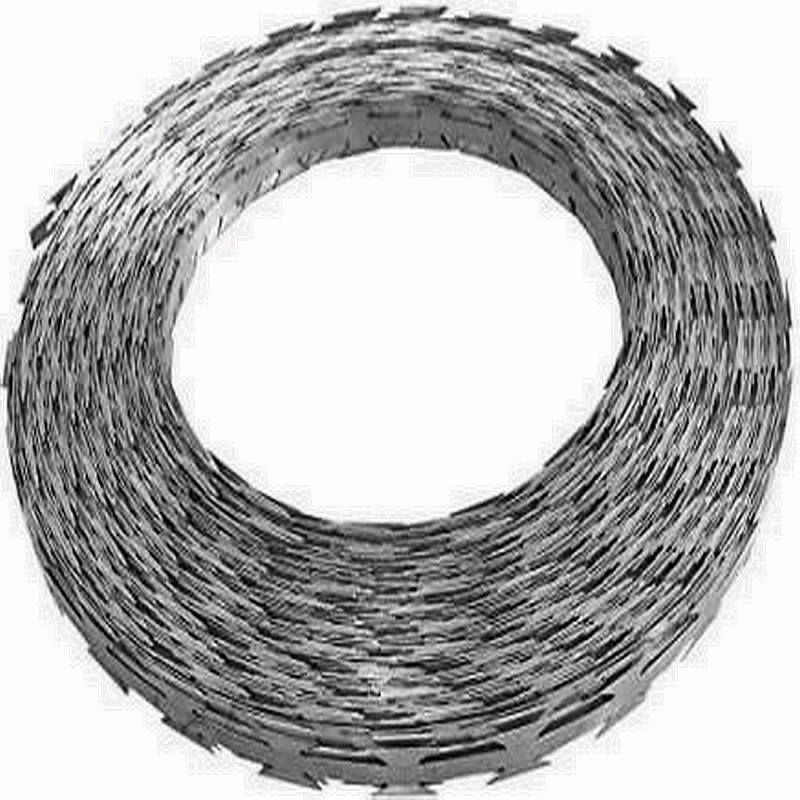 Dia 600 mm Concertina razor wire Security fence BTO-22 Razor Wire