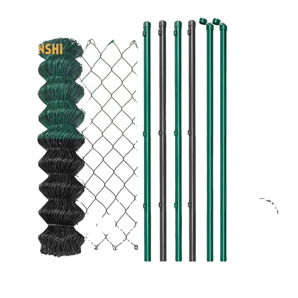 Low price decorative Chain Link Fence with Posts Steel