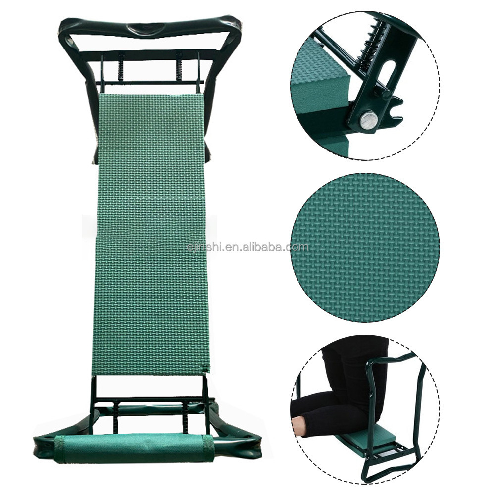 Multifunctional Folding Garden Kneeler and Seat with Tool Pouches