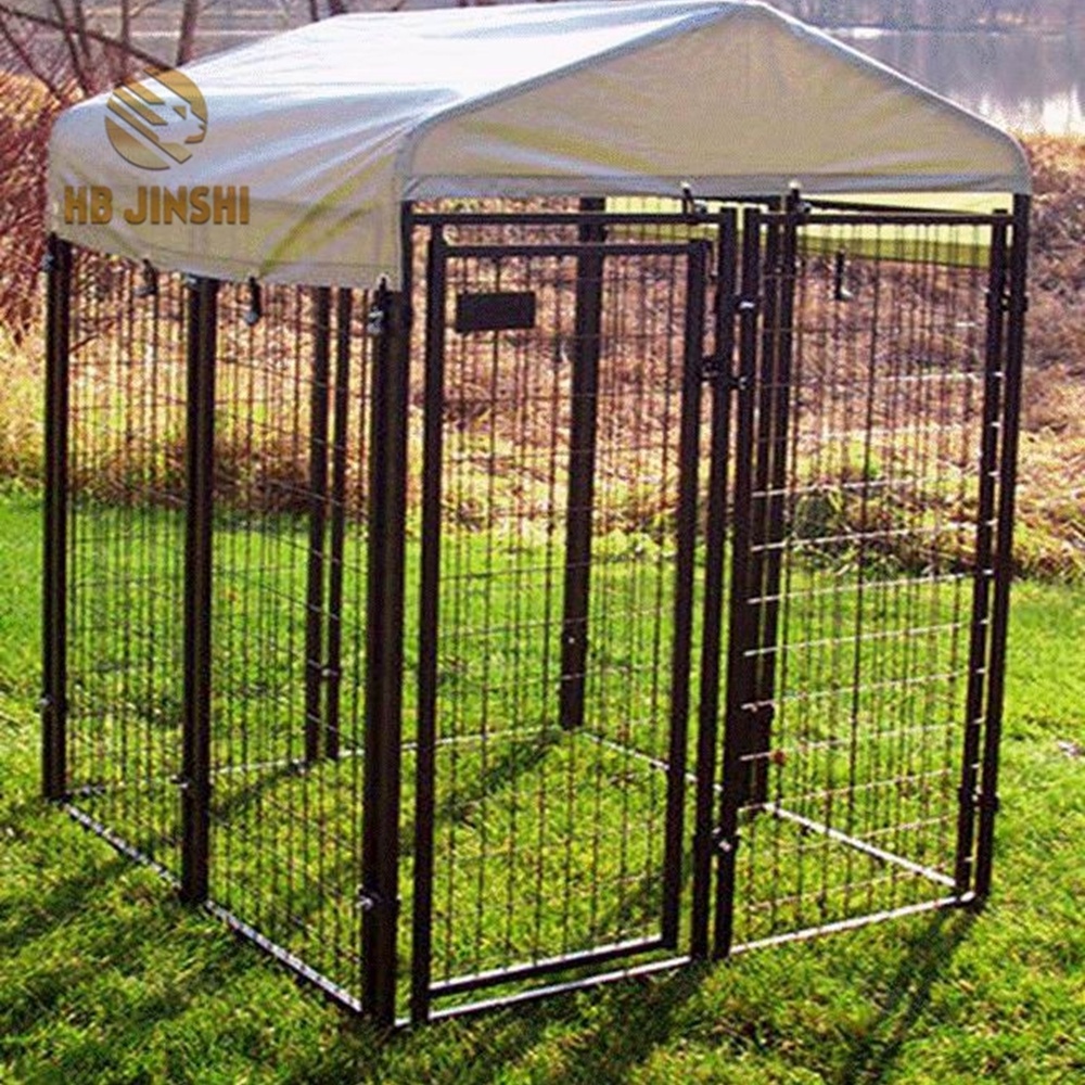 Hot Sale Hot Dipped Galvanized Dog Kennel Outdoor Welded Wire Mesh Pet Cages