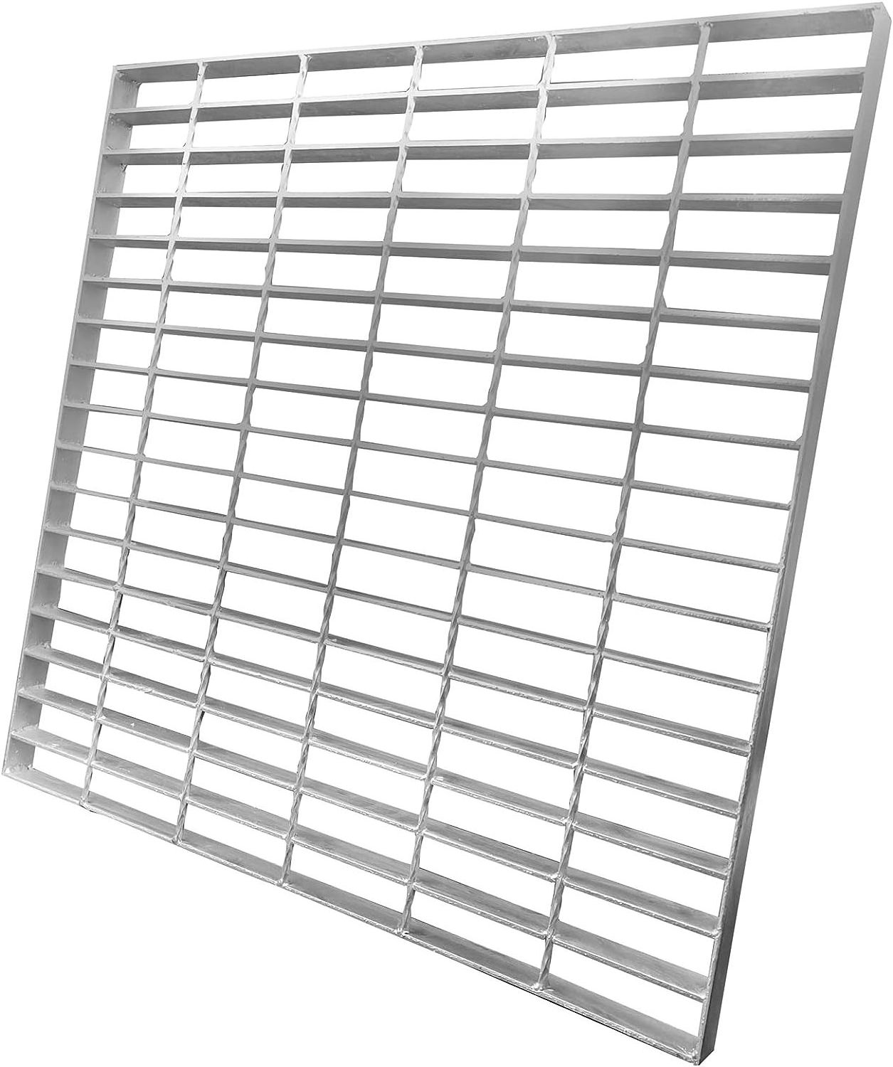 20x20 inch Galvanized Steel Drain Grating  for Outdoor Driveway Street Basement Garage Yard etc.