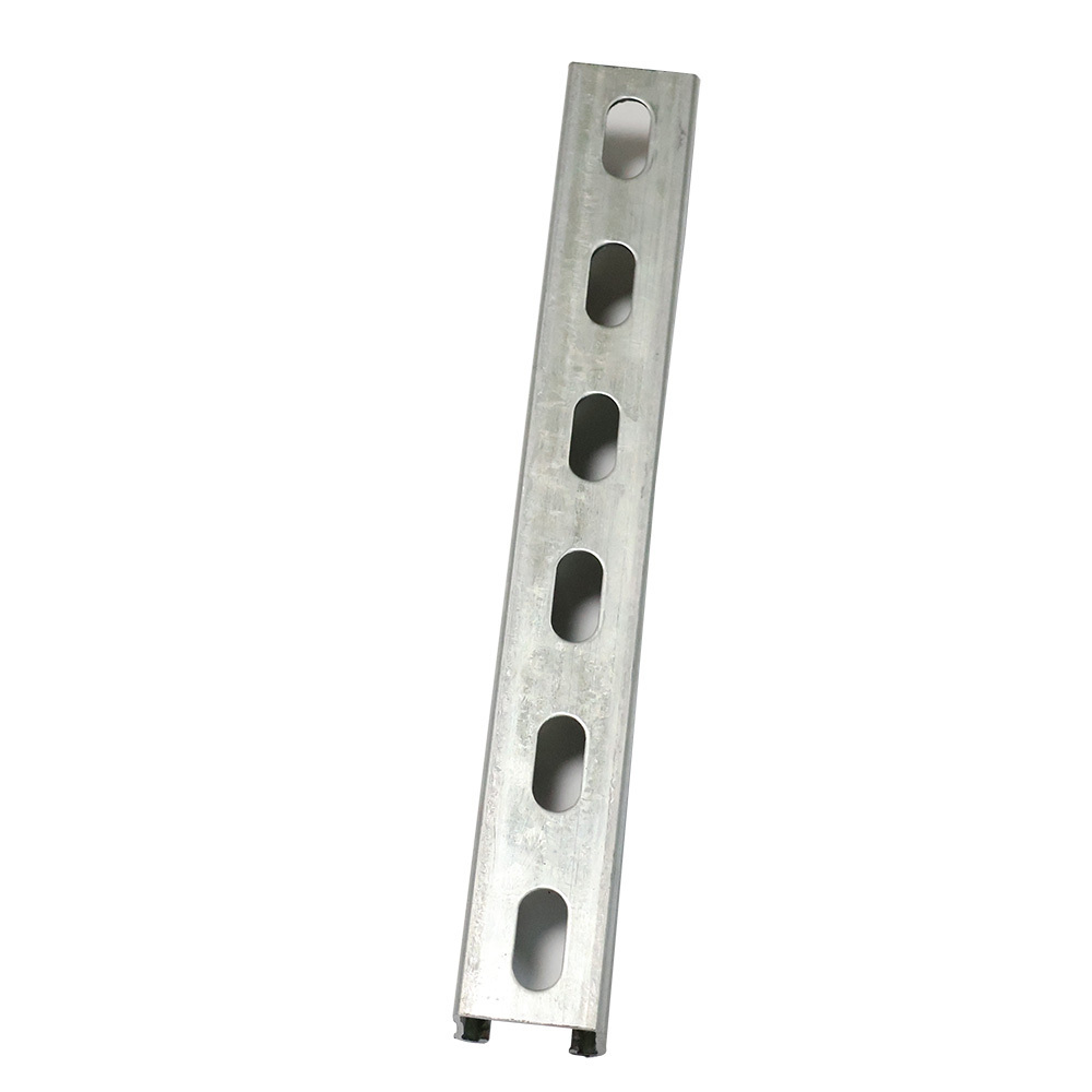 Pre Galvanized Steel Strut C Channel Unistrut Channel Slotted 41x41mm