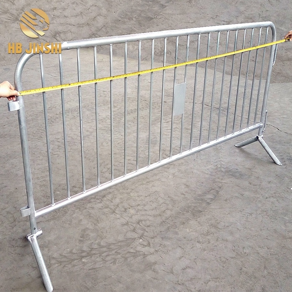 HB JINSHI portable Temporary steel galvanized used wrought iron yard temp fence  for sale