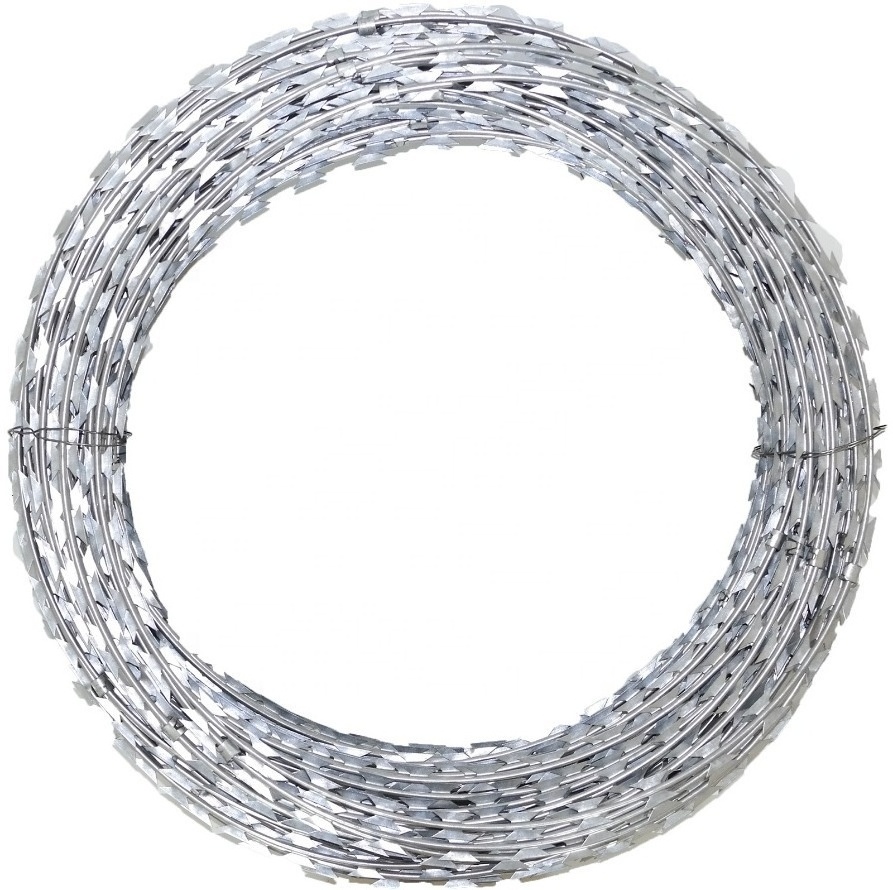 BTO-22 450mm Galvanized Concertina Razor Barbed  Wire