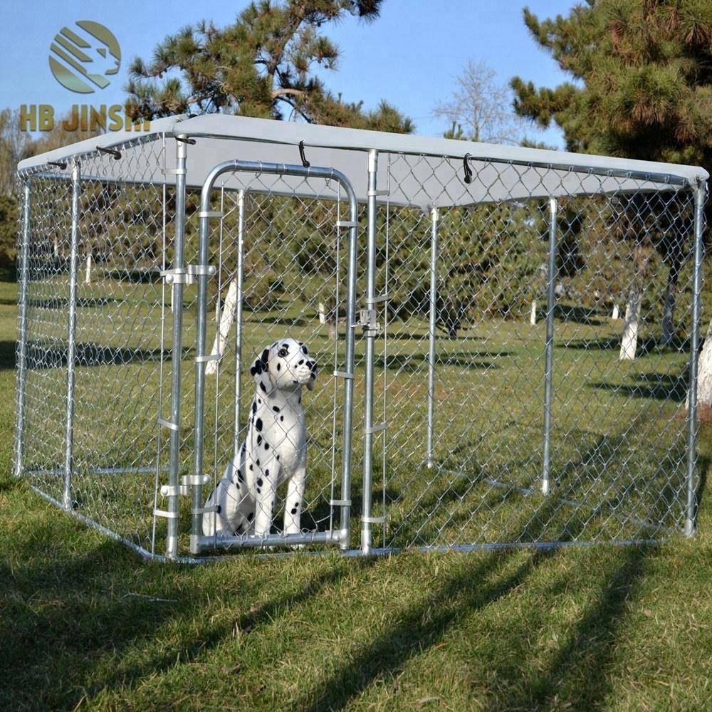 Heavy Duty chain link Dog Cage/dog create/dog kennel with safety lock