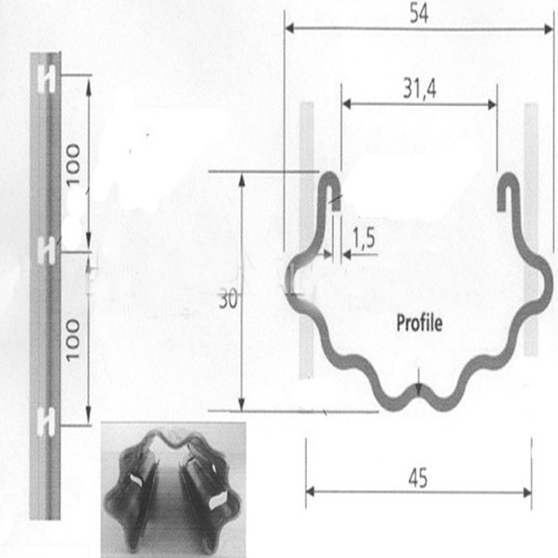 2.0mm Hot Dipped Galvanized Metal Vineyard Pole/ Grape Stakes