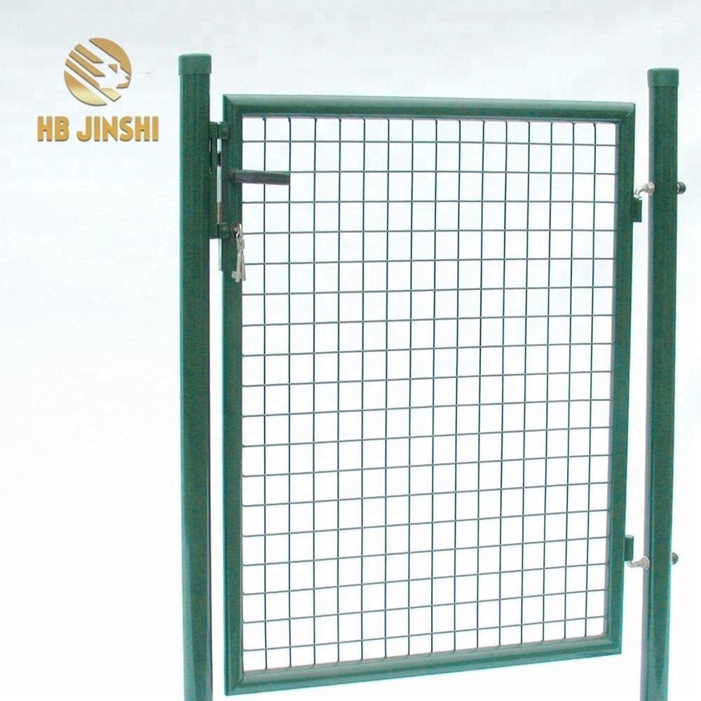 100x120cm round tube frame welded panel  metal garden gate