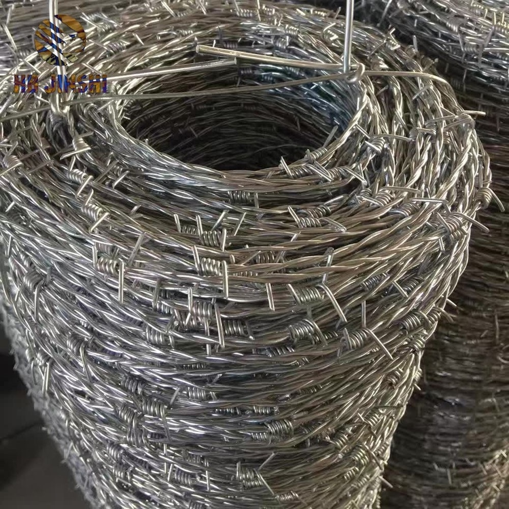 Barbed wire 1320 FT 4 point barbed wire roll Barbed wire fence great for crafts fences and critter deterrent