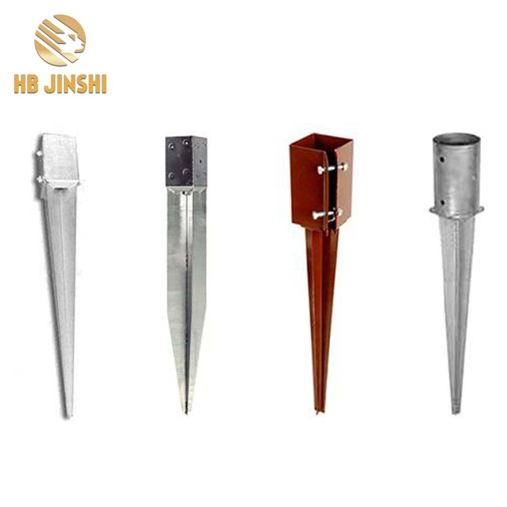 Galvanized Outdoor Steel Fence Post Spikes Post Anchor Ground Spikes