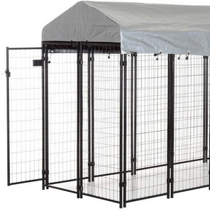 Hot Sale Hot Dipped Galvanized Dog Kennel Outdoor Welded Wire Mesh Pet Cages