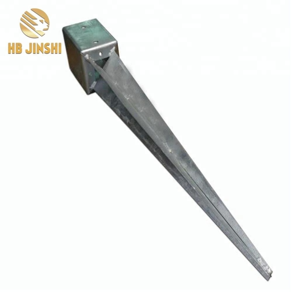 Galvanized Outdoor Steel Fence Post Spikes Post Anchor Ground Spikes