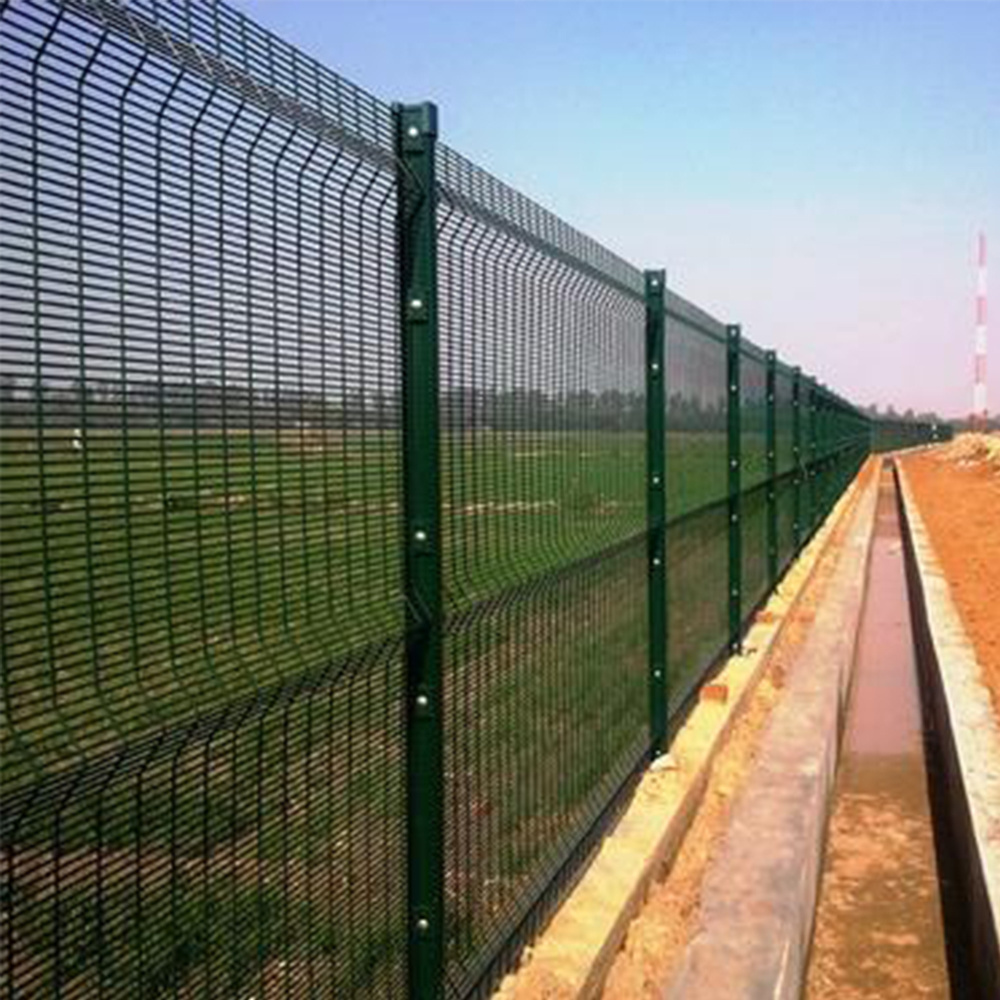 Powder coated high security wire mesh fence anti cut fence anti climb fence