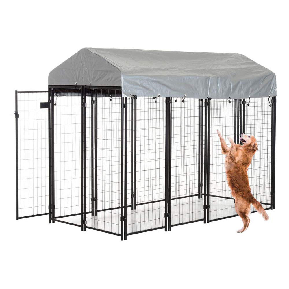 heavy duty modular 6x10 outside welded wire metal mesh extra large outdoor house crate pet cage dog kennels and run for dogs