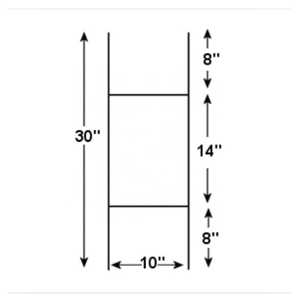 100 packs 10 in. X 30inch. Wire Stakes Political H Stake  Yard Sign Stakes