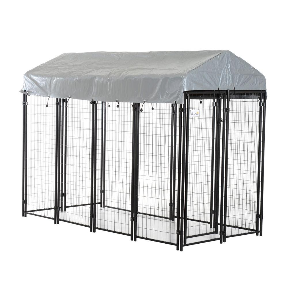 heavy duty modular 6x10 outside welded wire metal mesh extra large outdoor house crate pet cage dog kennels and run for dogs