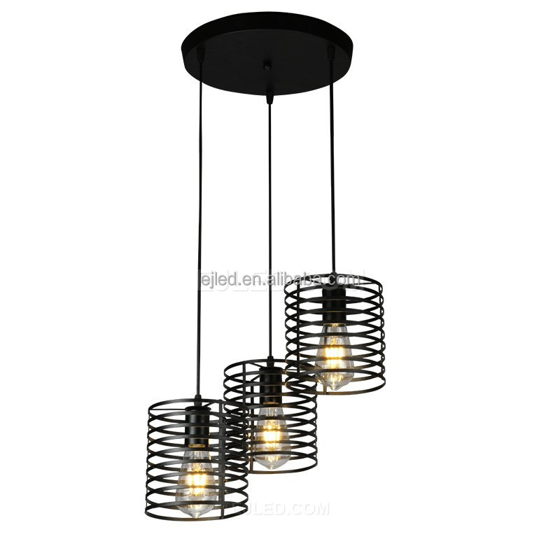 Modern Iron Chandelier Small Pendant Lighting Fixture Flush Mount Ceiling Lamp Hanging Light for Dining Room IN