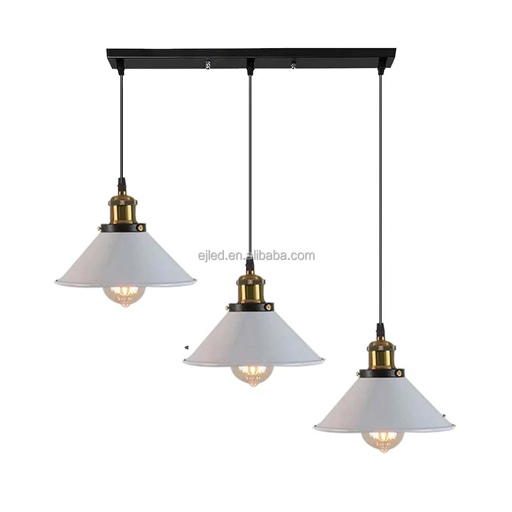 Industrial Edison Kitchen Pendant Light Antique Brass Hanging Lighting Fixture For Dining Room Restaurant Bar Mk0154