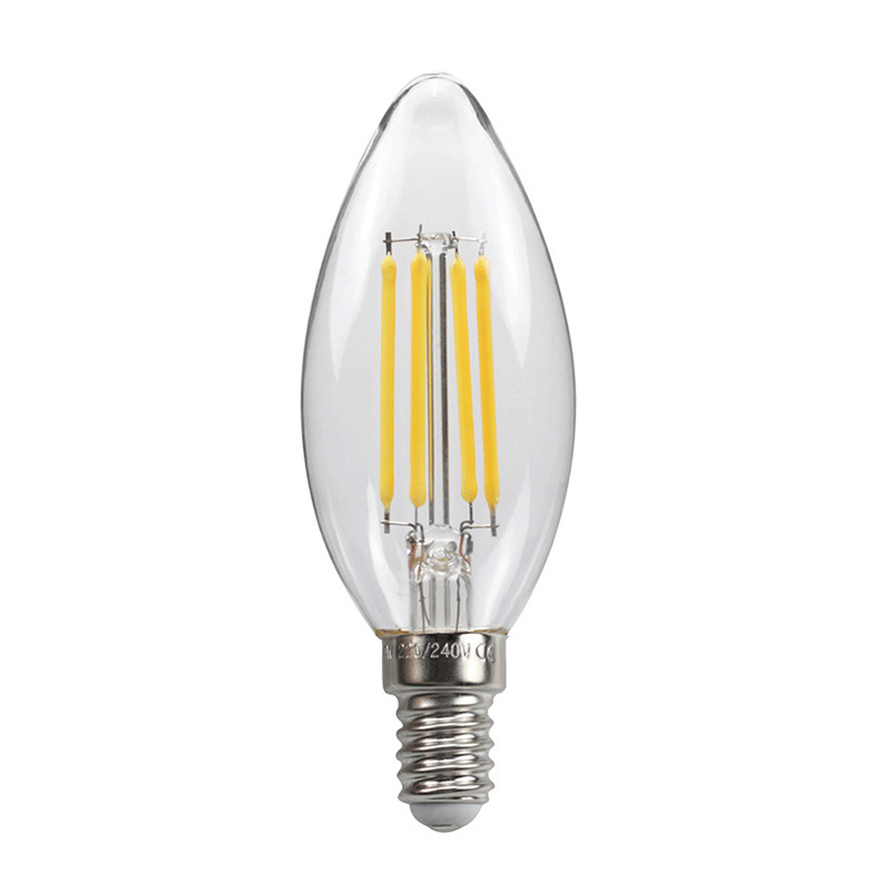 Factory direct sale Edison Bulb LED E27 E14 lighting C45 Pull Tail C35 Retro filament Bulbs 110v 220v for Living Room