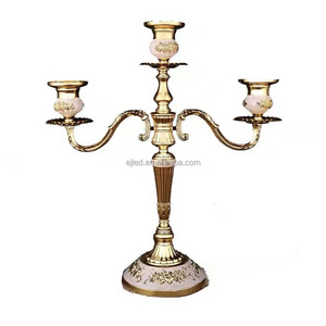 Halloween 5-Candle Metal Candelabra Candlestick Holders 10.6 inch Tall Candle Holder Wedding Event Candelabra Candle Stand