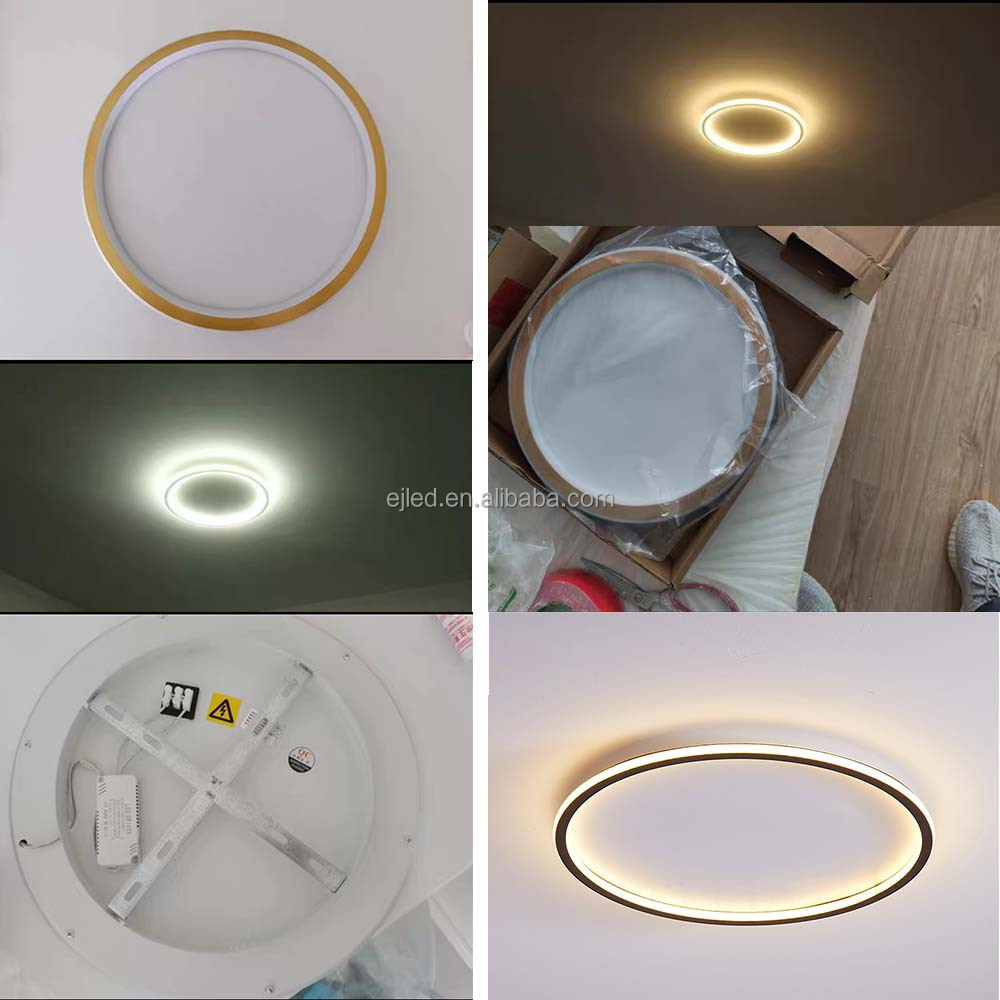 Zhongshan Factory PMMA Material Moon Ceiling Lamp with Brass base E27 Socket For Home Decor Ceiling Light CL0074