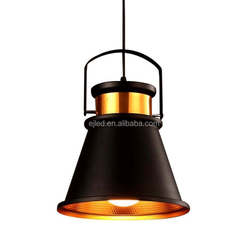 Industrial Nautical Pendant Light Black Metal Vintage Barn Hanging Ceiling Light Fixture Mk0066