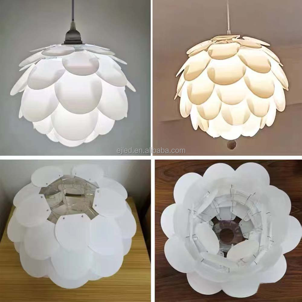 Guzhen Southeast Asia Veneer Lamp Pine Cones Nordic Minimalist Wooden Ceiling Pendant Lamp for Living Room Bedroom Bar RT0123