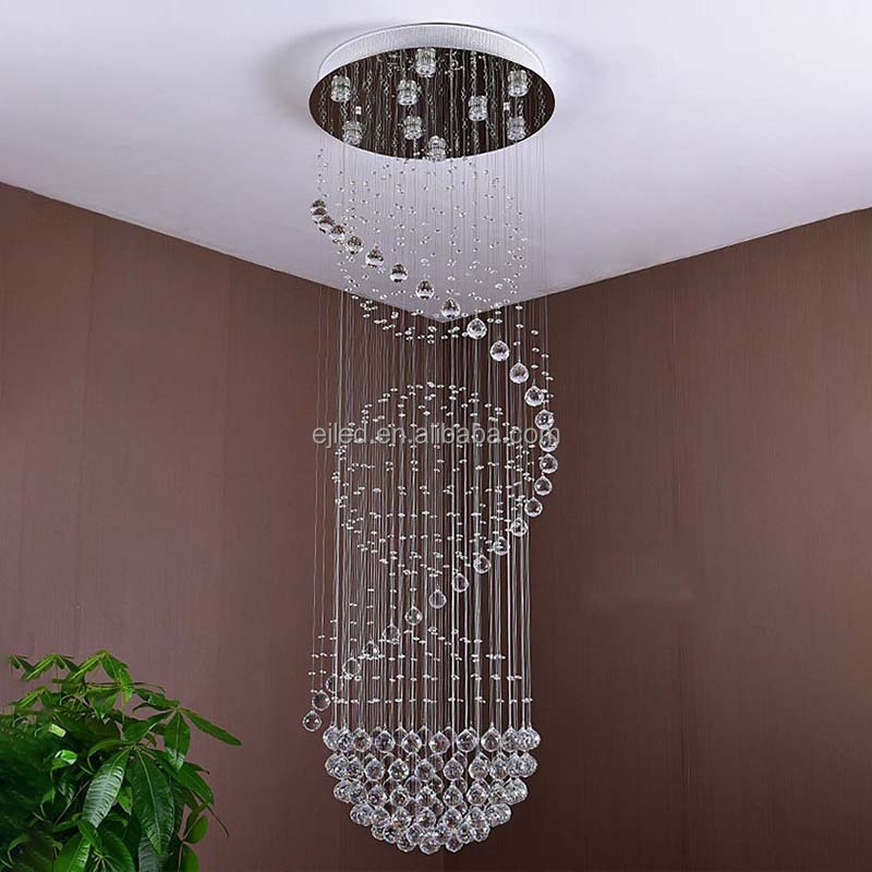 Morden Luxury Semi Flush Mount Crystal Ceiling Light with 8-Light in Fixture Chandelier for Hallway YD0138