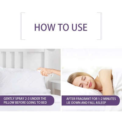 OEM ODM Private Label Natural Lavender Deep Sleep Pillow Spray Mist with Dood Sleeping Pillow Spray for Lose Sleep People