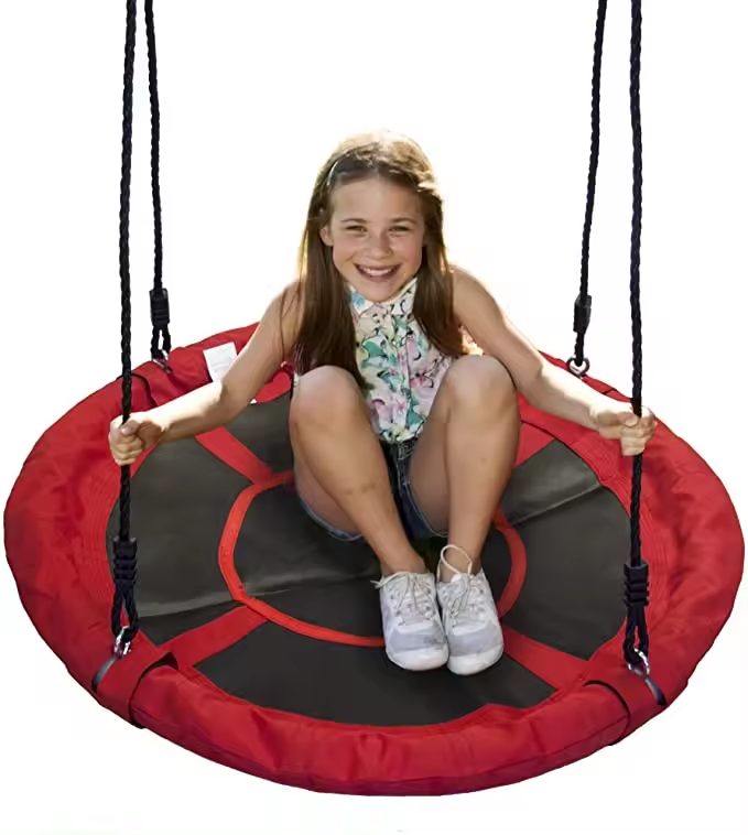 Flying Saucer round net Swing Outdoor 700 Lb Weight Capacity - Tree Swings Outdoor Tree swing