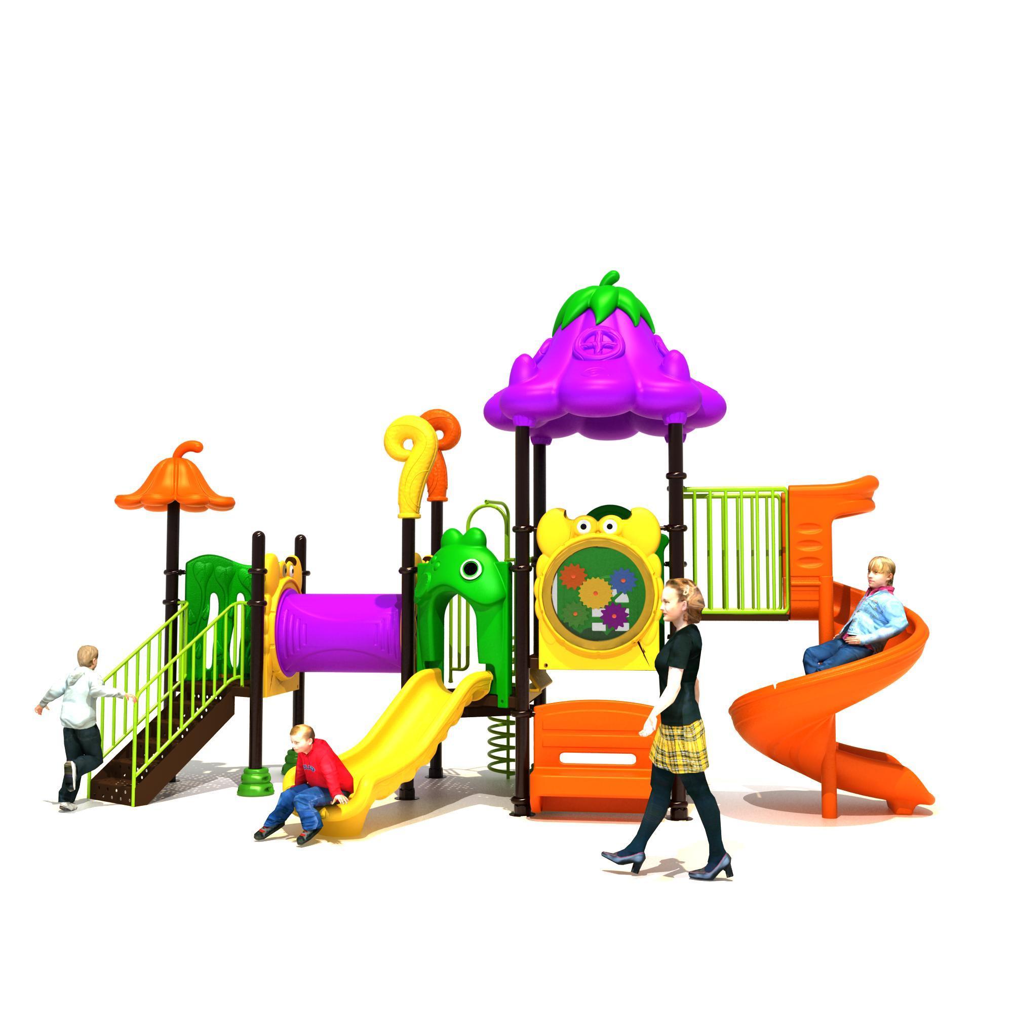 Kindergarten Outdoor Plastic kids Play Equipment,playground Swing