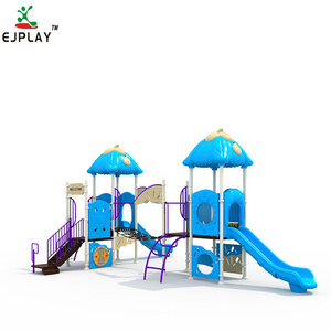 Cheap China Manufacturer  outdoor Plastic Children kids Slide And Swing For Children And Kids For Sale