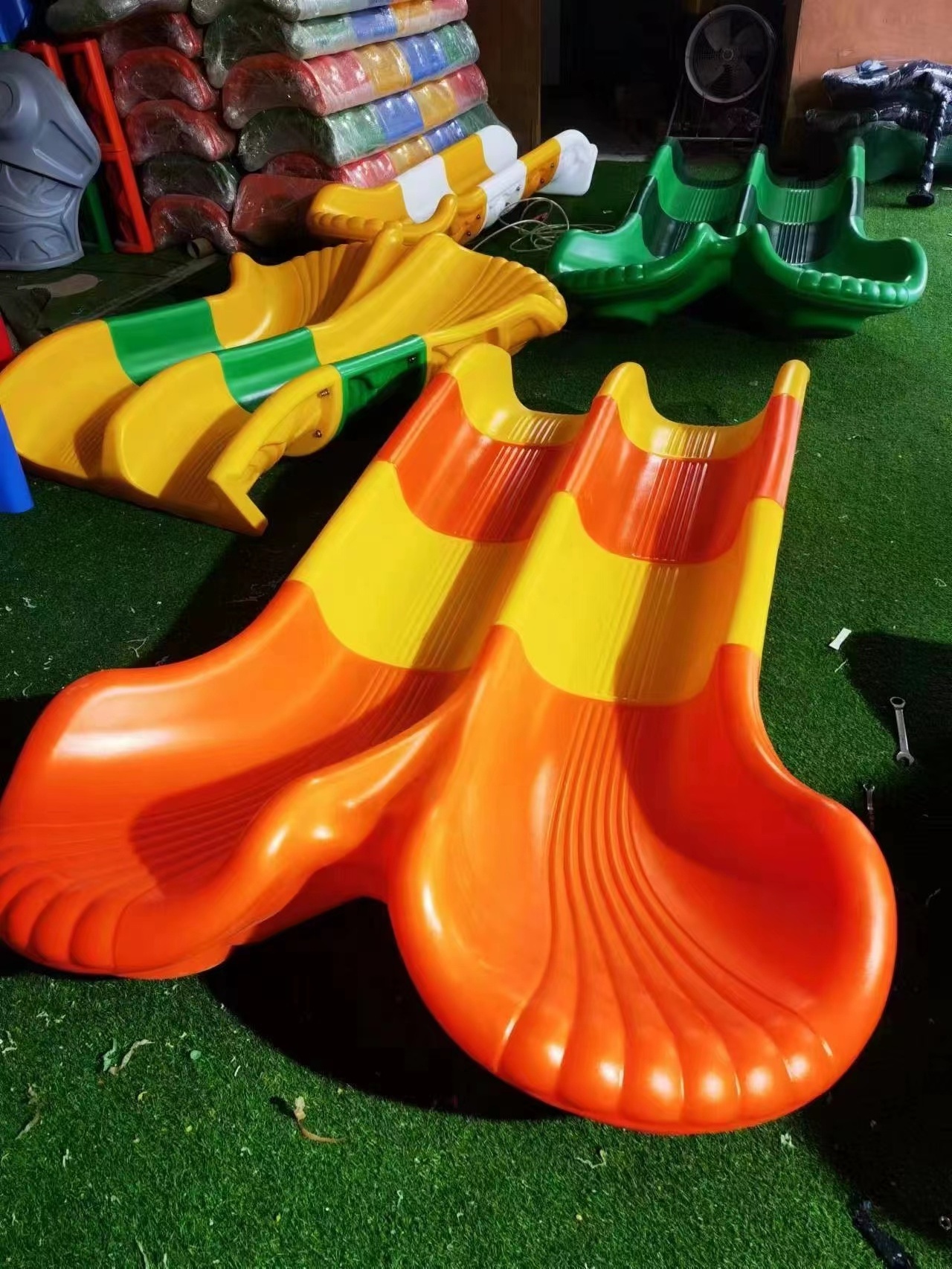 Children Toys Kids Baby Indoor Slide Hot Sale Plastic parts S slides indoor soft play tube slide