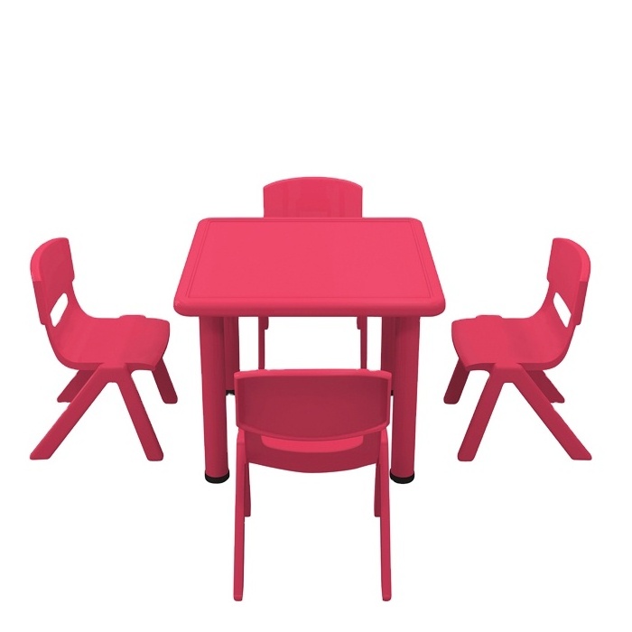 Cheap Kids Plastic Table and Set Chair Color Full Small Plastic School Classroom Kindergarten Home chair and table