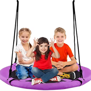 Flying Saucer round net Swing Outdoor 700 Lb Weight Capacity - Tree Swings Outdoor Tree swing