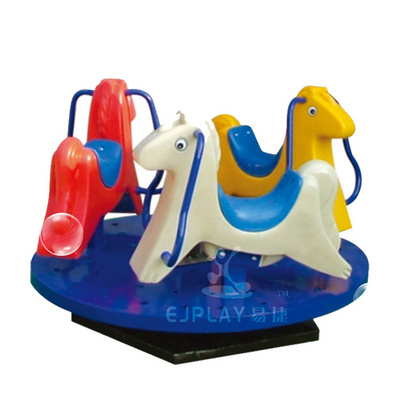 Three Horse Kids Amusement Outdoor Kds Spring Rocking Horse