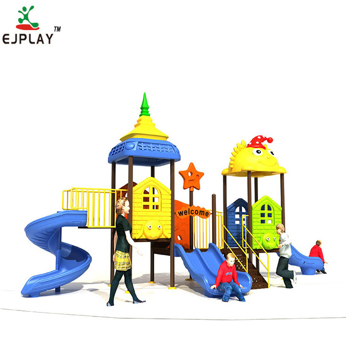 Guaranteed Quality Baby Outdoor Playground Equipment Plastic Slide And Swing