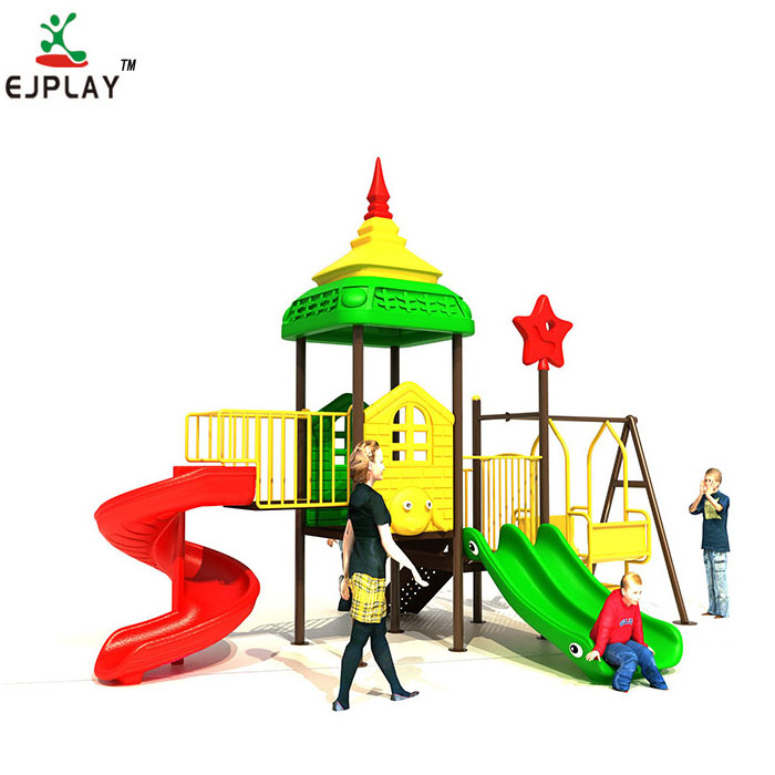 Guaranteed Quality Baby Outdoor Playground Equipment Plastic Slide And Swing