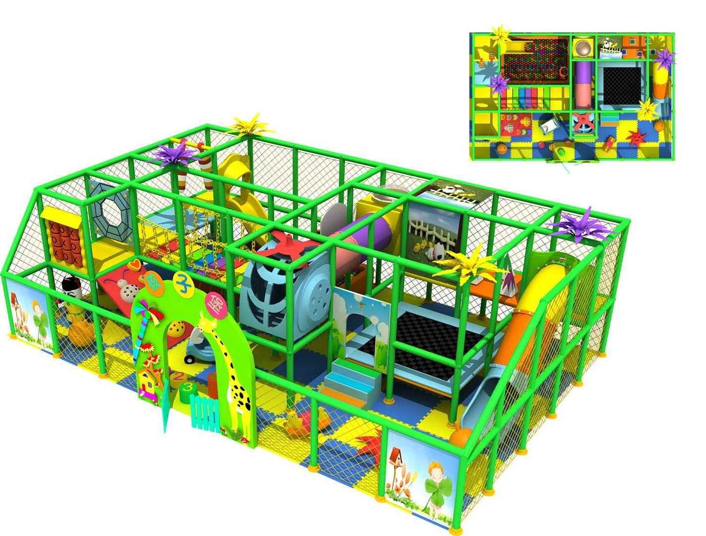 TOPKIDSPLAY Amusement Park Equipment Kids Indoor Playground for Sale Custom Indoor Slide Indoor Play Center Kids Zone