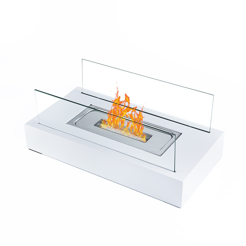 EJ portable modern minimalist linear biofuel fireplace tabletop fireplace