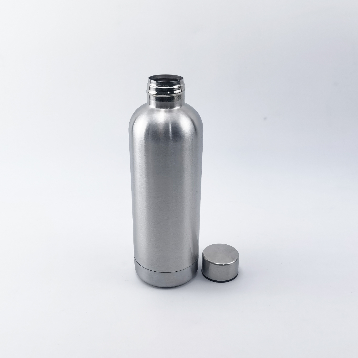 Wholesale Custom Logo Single Wall Reusable Sports Drinking Metal Stainless Steel Water Bottle