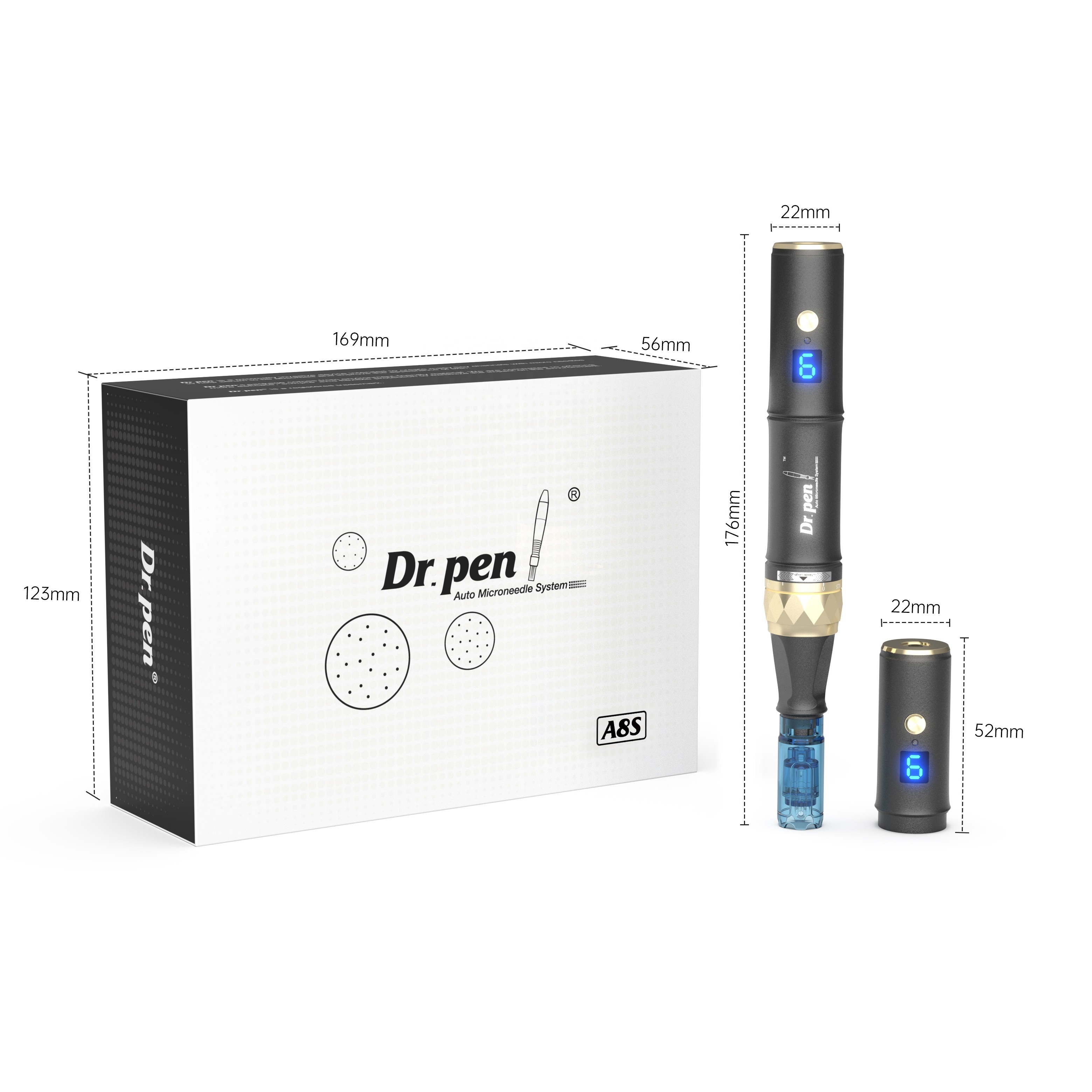 Dr.pen A8S Home Use Electric Derma Pen Salon Use Micro needling Pen Anti Wrinkles Anti fine lines skin Beauty Device