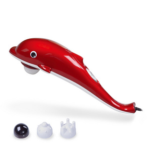 Ekang PL-608 OEM dolphin massage stick electric hammer vibration hand-held neck and cervical massager