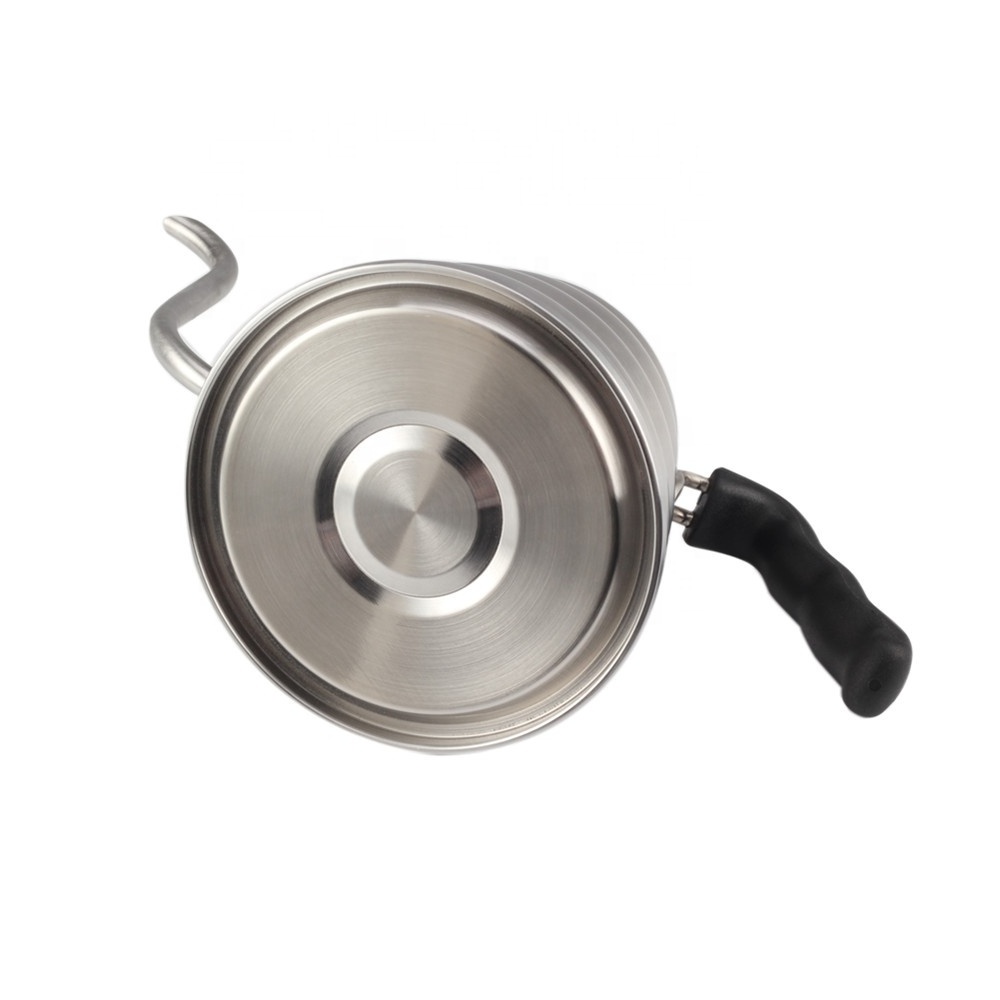 40 fl oz (1.2 liter), Stainless Steel Gooseneck Kettle with Thermometer for all Stove Tops, Pour Over Coffee Kettle