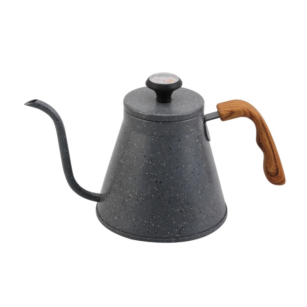 40oz/1.2L Coffee Kettle with Optimal Spout and Built-In Thermometer Pour Over Kettle