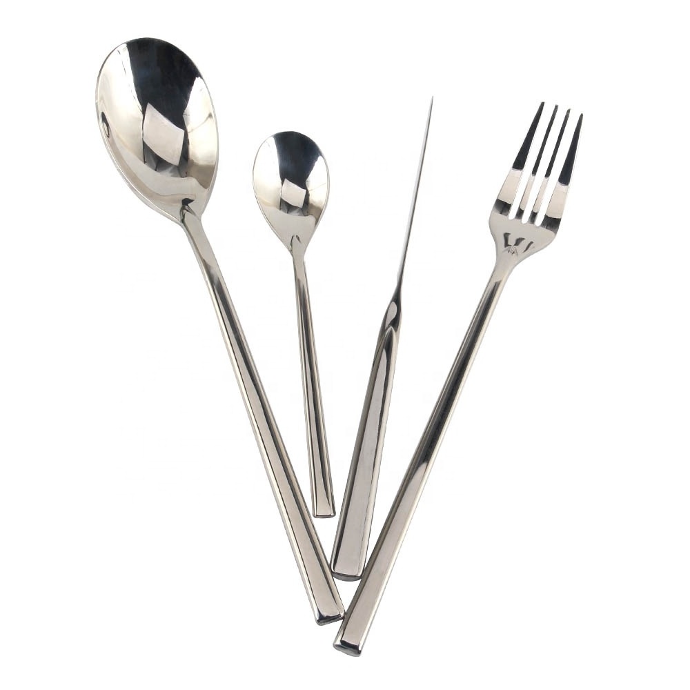 Dishwasher Safe  Heavy Duty Silverware Set, HaWare Stainless Steel Solid Flatware Cutlery